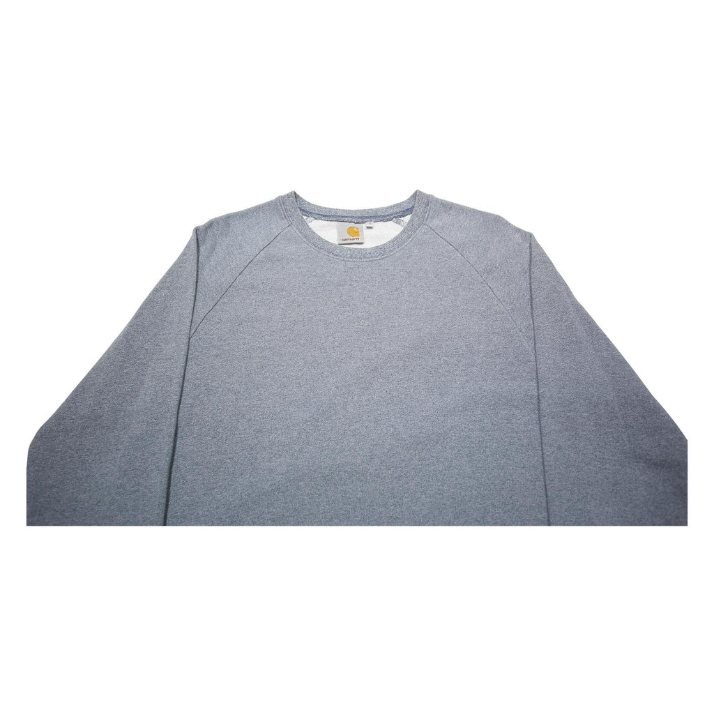 CARHARTT WIP Mens Grey Sweatshirt Crew Neck S Cotton Blend Pullover Casual