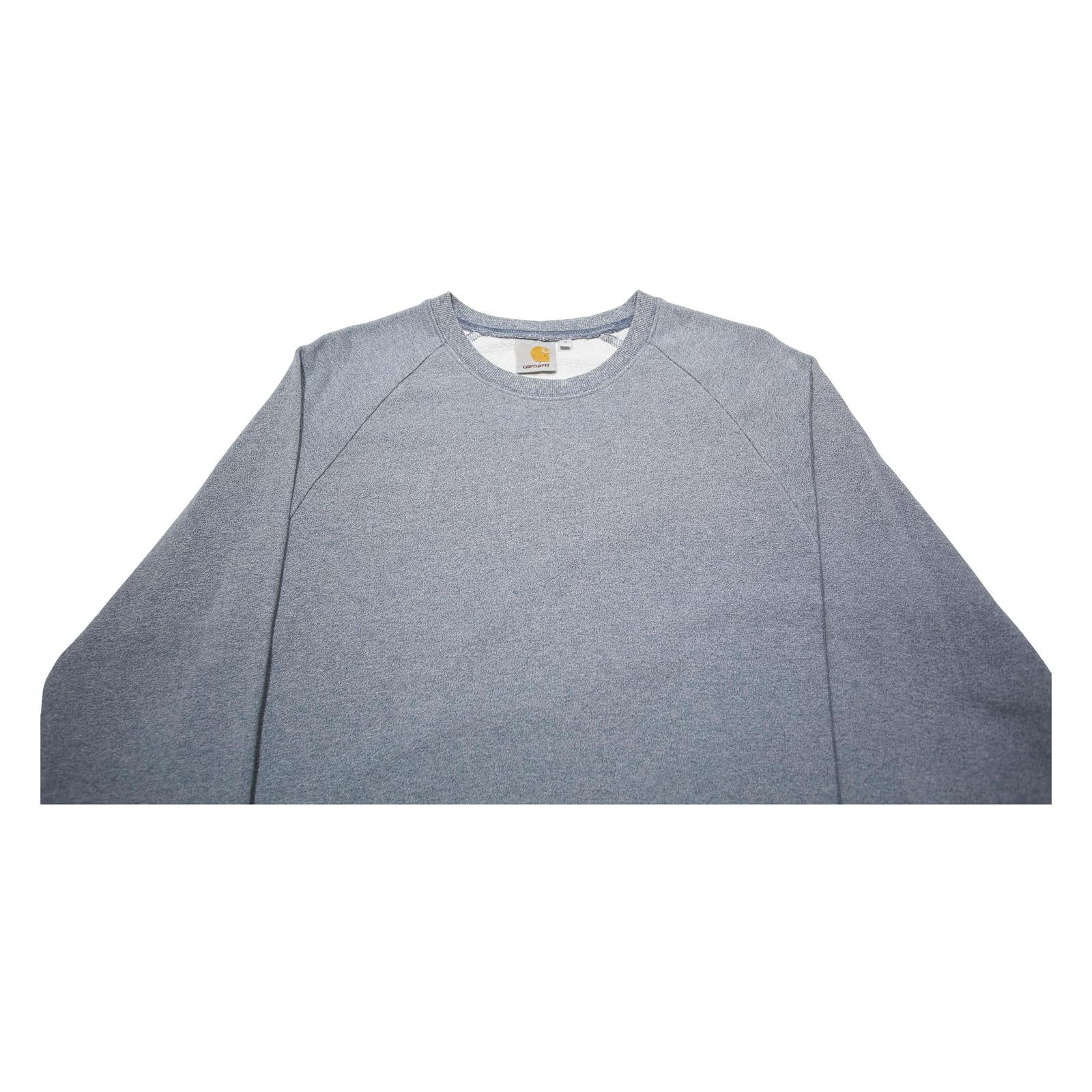 CARHARTT WIP Mens Grey Sweatshirt Crew Neck S Cotton Blend Pullover Casual