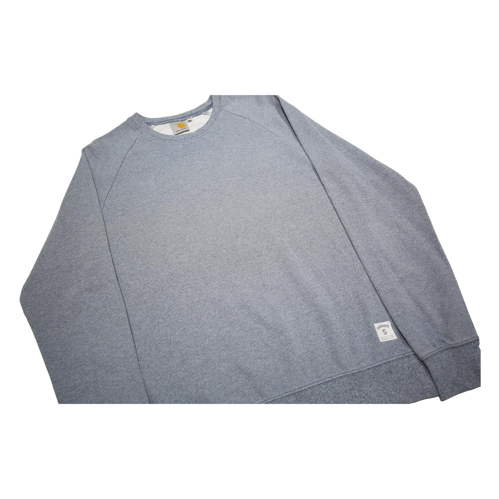 CARHARTT WIP Mens Grey Sweatshirt Crew Neck S Cotton Blend Pullover Casual