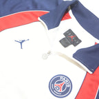 AIR JORDAN Mens Blue & Red Paris Saint Germain Zip Jacket S Polyester Sportswear