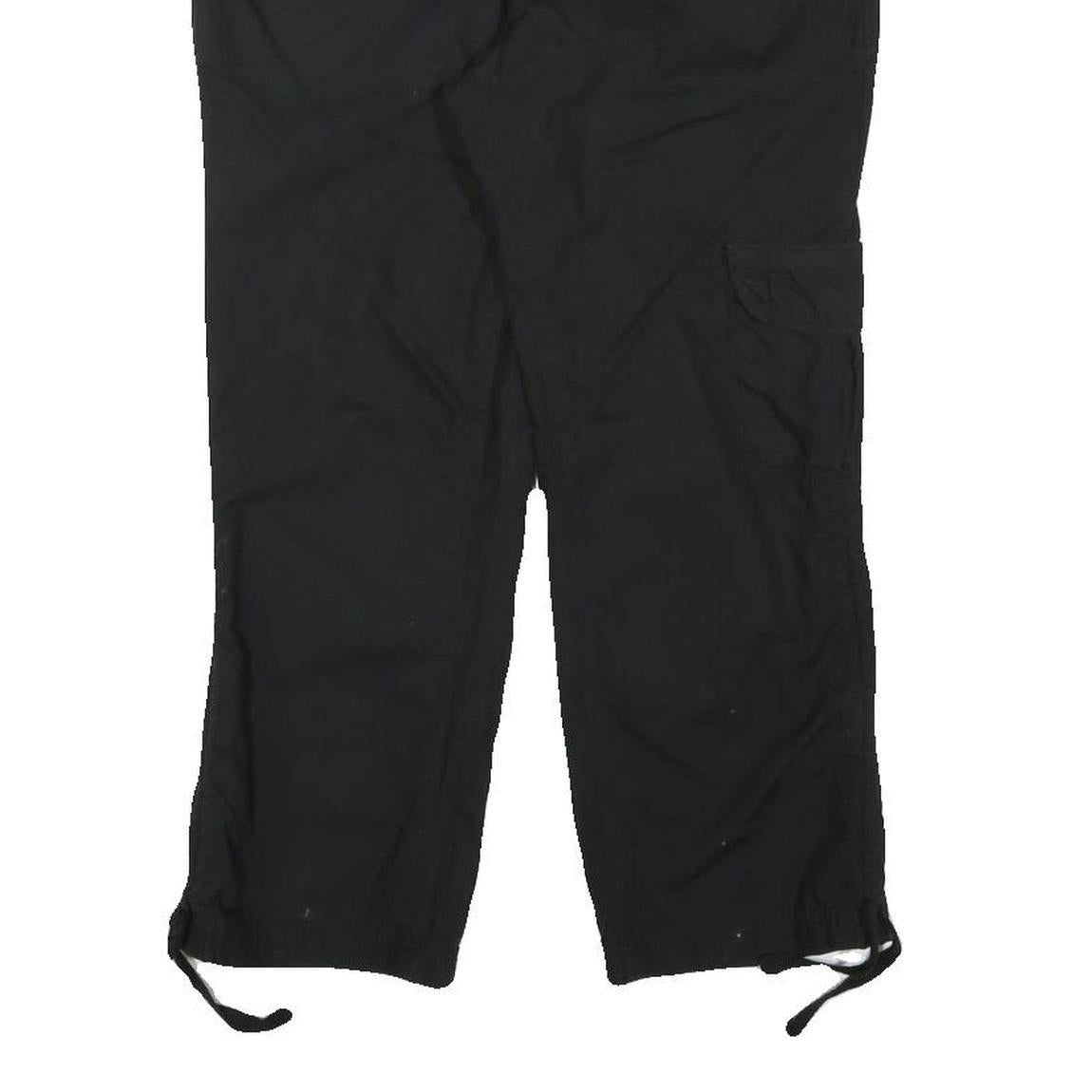 DKNY Womens Black Casual Cotton Blend Cargo Shorts M W28 Comfortable Fit