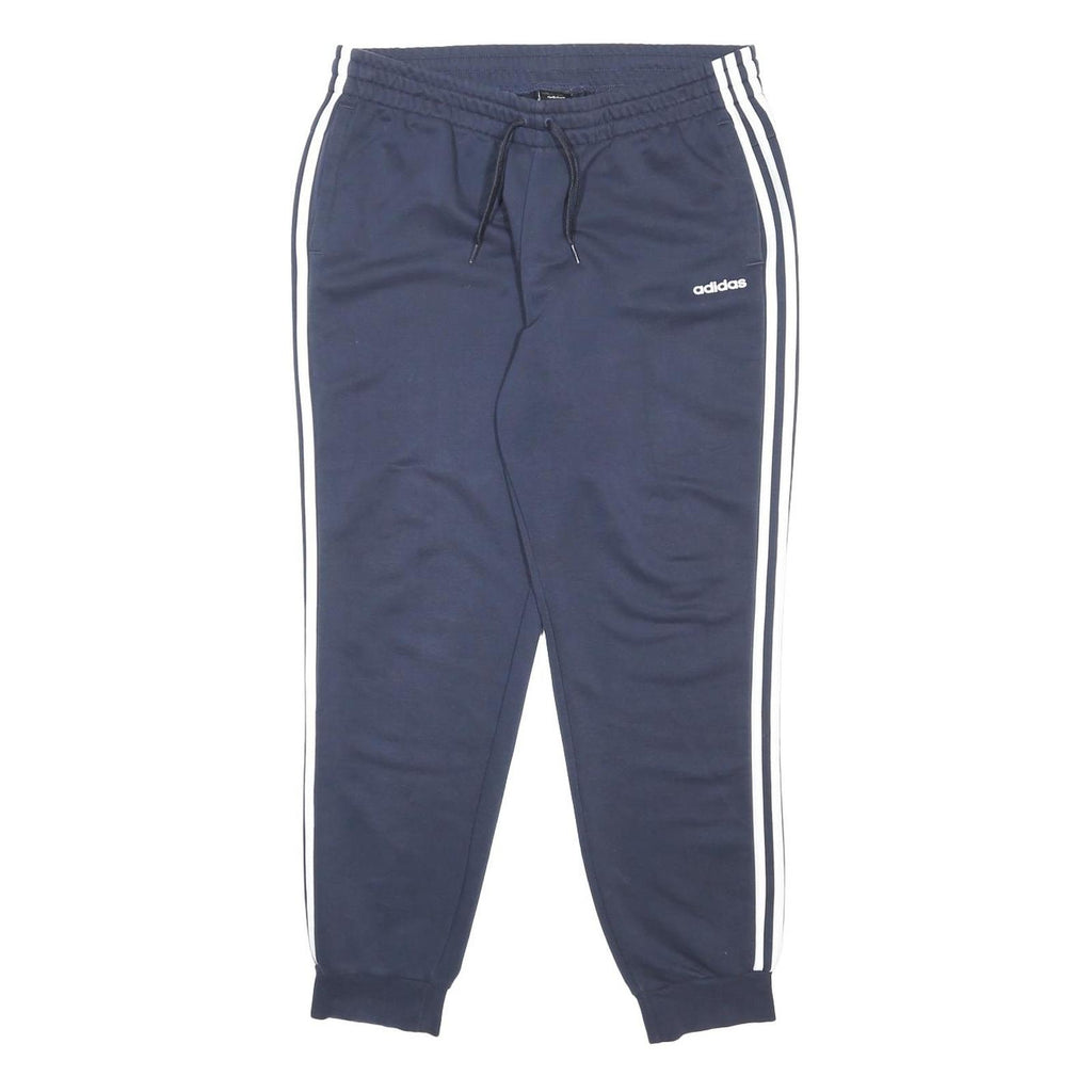 ADIDAS Womens Joggers Navy Blue & White Slim Tapered XL W32 L28 Sportswear