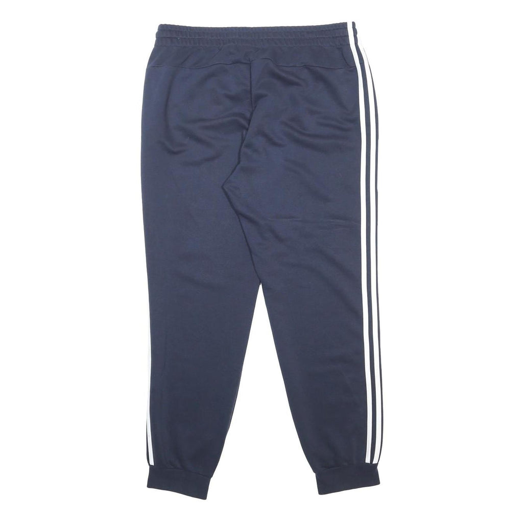 ADIDAS Womens Joggers Navy Blue & White Slim Tapered XL W32 L28 Sportswear