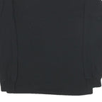 Mens Black Anderson Football Long Sleeve Crew Neck Cotton Blend T-Shirt M