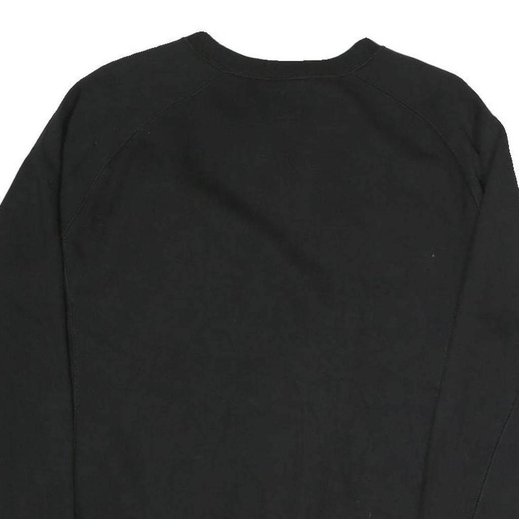 CHAMPION Mens Black Cotton Blend Crew Neck Sweatshirt M Sportswear Casual