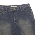 URBAN PIPELINE Mens Denim Blue Casual Shorts L W36 Cotton Blend