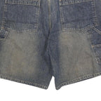 URBAN PIPELINE Mens Denim Blue Casual Shorts L W36 Cotton Blend