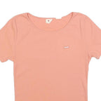 LEVI'S Womens Pink Graphic T-Shirt S Short Sleeve Scoop Neck Cotton Casual