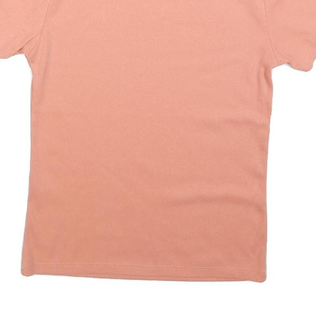 LEVI'S Womens Pink Graphic T-Shirt S Short Sleeve Scoop Neck Cotton Casual