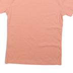 LEVI'S Womens Pink Graphic T-Shirt S Short Sleeve Scoop Neck Cotton Casual