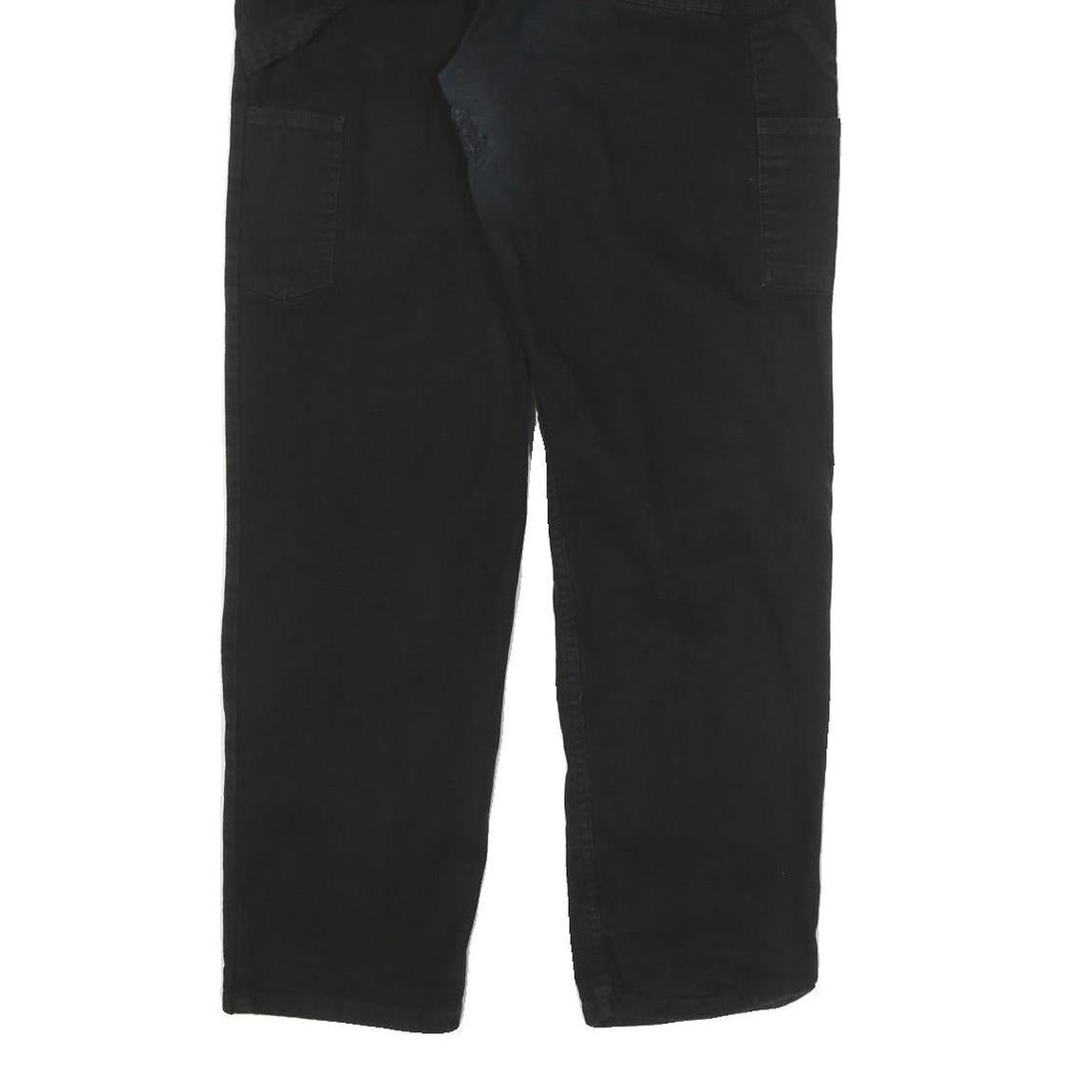 CARHARTT Womens Cotton Blend Black Regular Straight Trousers W30 L29 Workwear