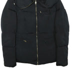ZARA WOMAN Womens Black Quilted Jacket S Polyester Blend Zip Lightweight Puffa