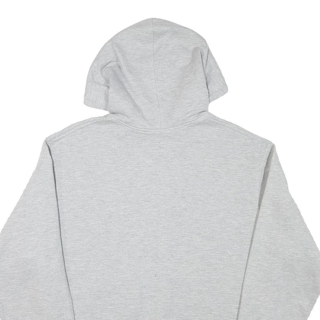 CHAMPION Mens Grey Pullover Hoodie M Classic Logo Cotton Blend Pocket Comfort