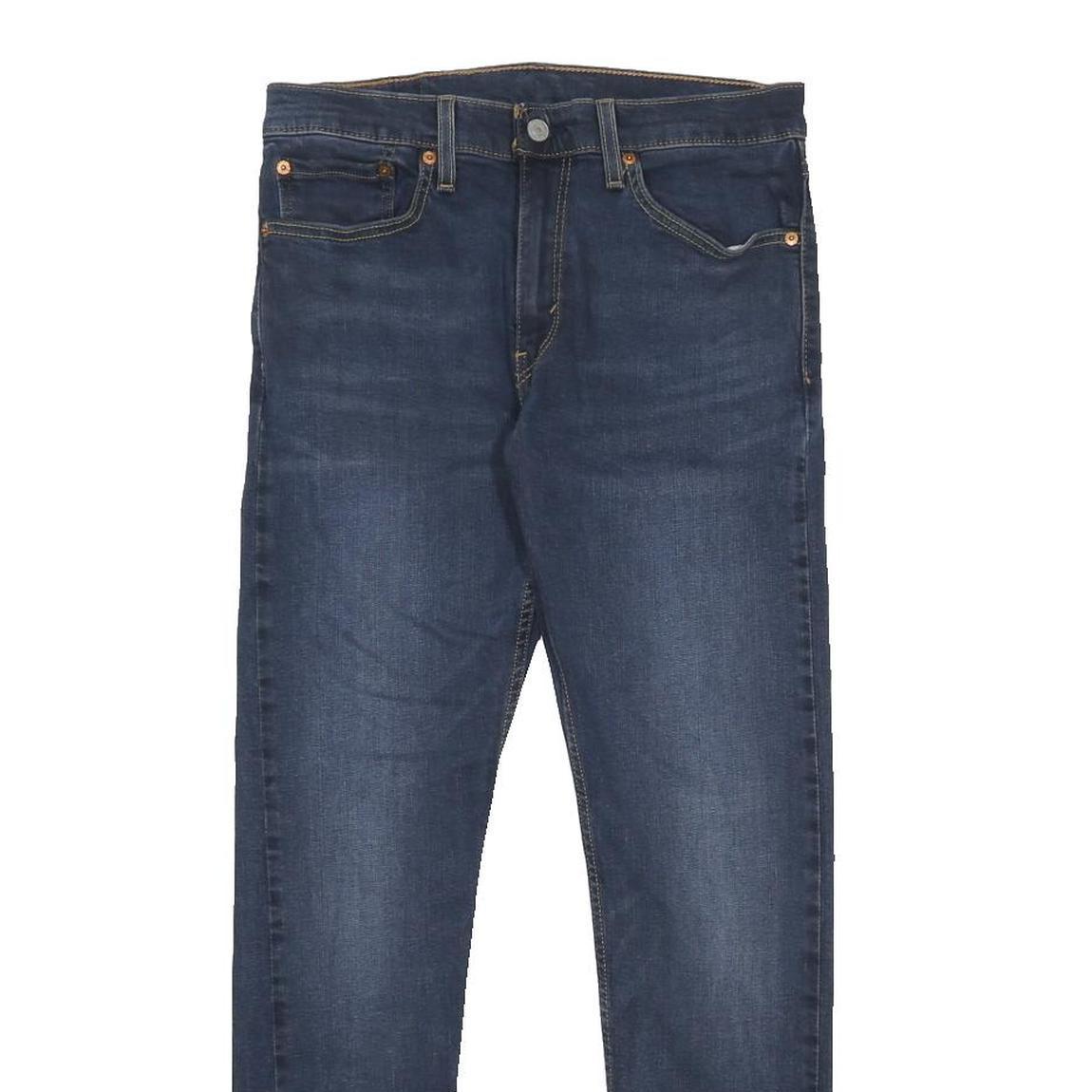 LEVI'S 512 Mens Slim Blue Denim Dark W31 L29 Zip Jeans