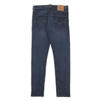 LEVI'S 512 Mens Slim Blue Denim Dark W31 L29 Zip Jeans