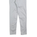 CALVIN KLEIN JEANS Womens Cotton Blend Grey Slim Zip Trousers W25 L26 Casual