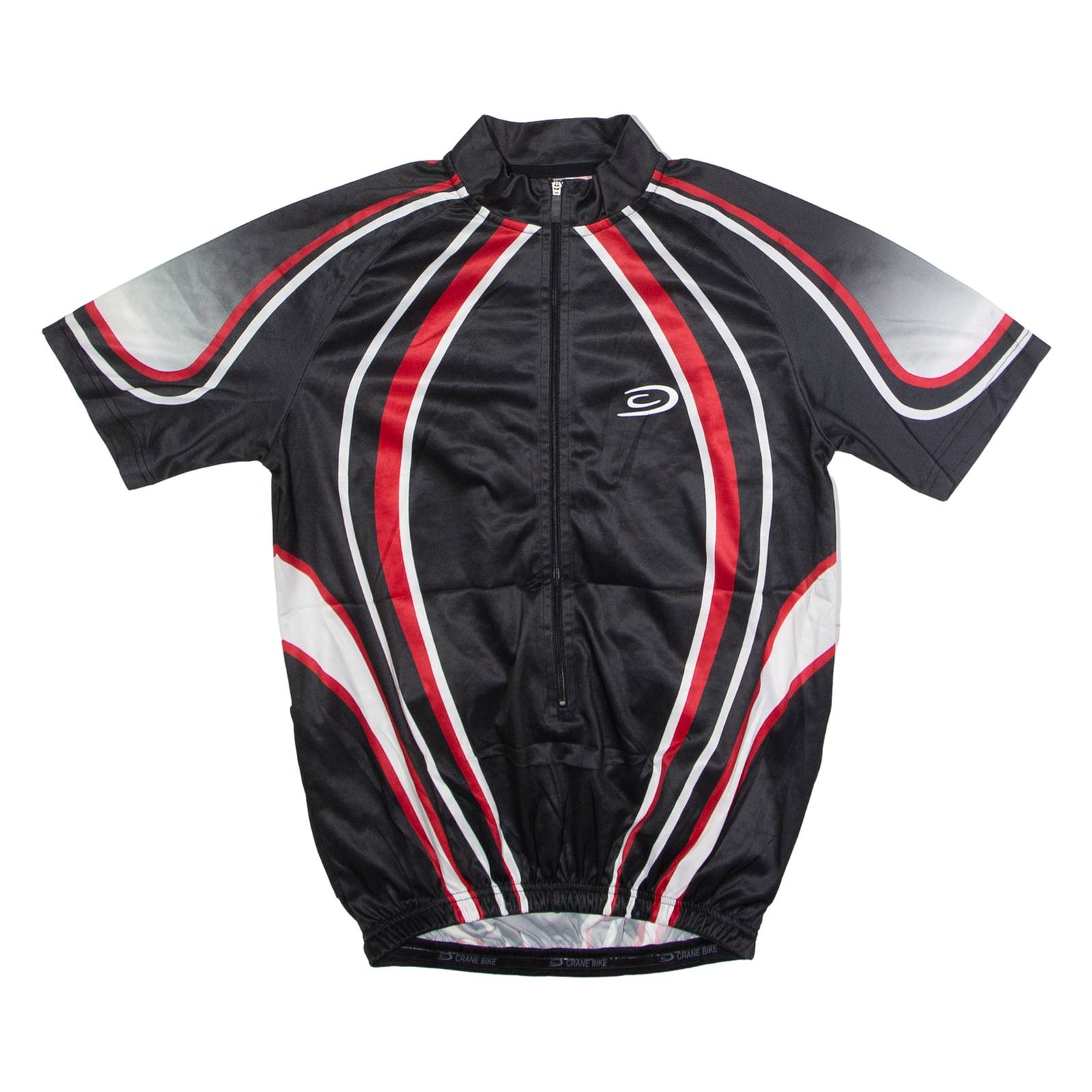 CRANE BIKE Cycling Mens Jersey Black 1/2 Zip M