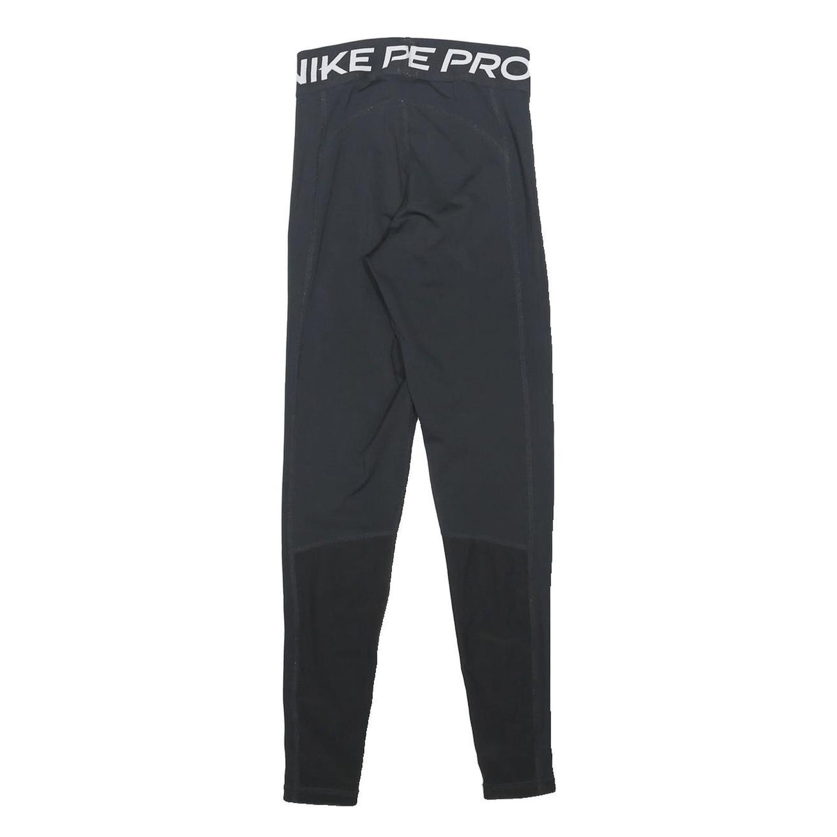 NIKE Womens Leggings Black XS W22 L26 Slim Tapered Fit Nike Pro Drawstring