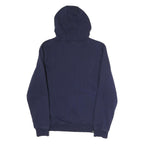 PUMA Mens Blue Hoodie S Cotton Blend Pullover Drawstring Hood Casual Sports