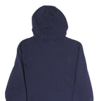 PUMA Mens Blue Hoodie S Cotton Blend Pullover Drawstring Hood Casual Sports