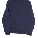 PUMA Mens Blue Hoodie S Cotton Blend Pullover Drawstring Hood Casual Sports