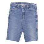 WRANGLER Mens Shorts Blue Denim Casual L W32 Relaxed Fit Cotton Blend