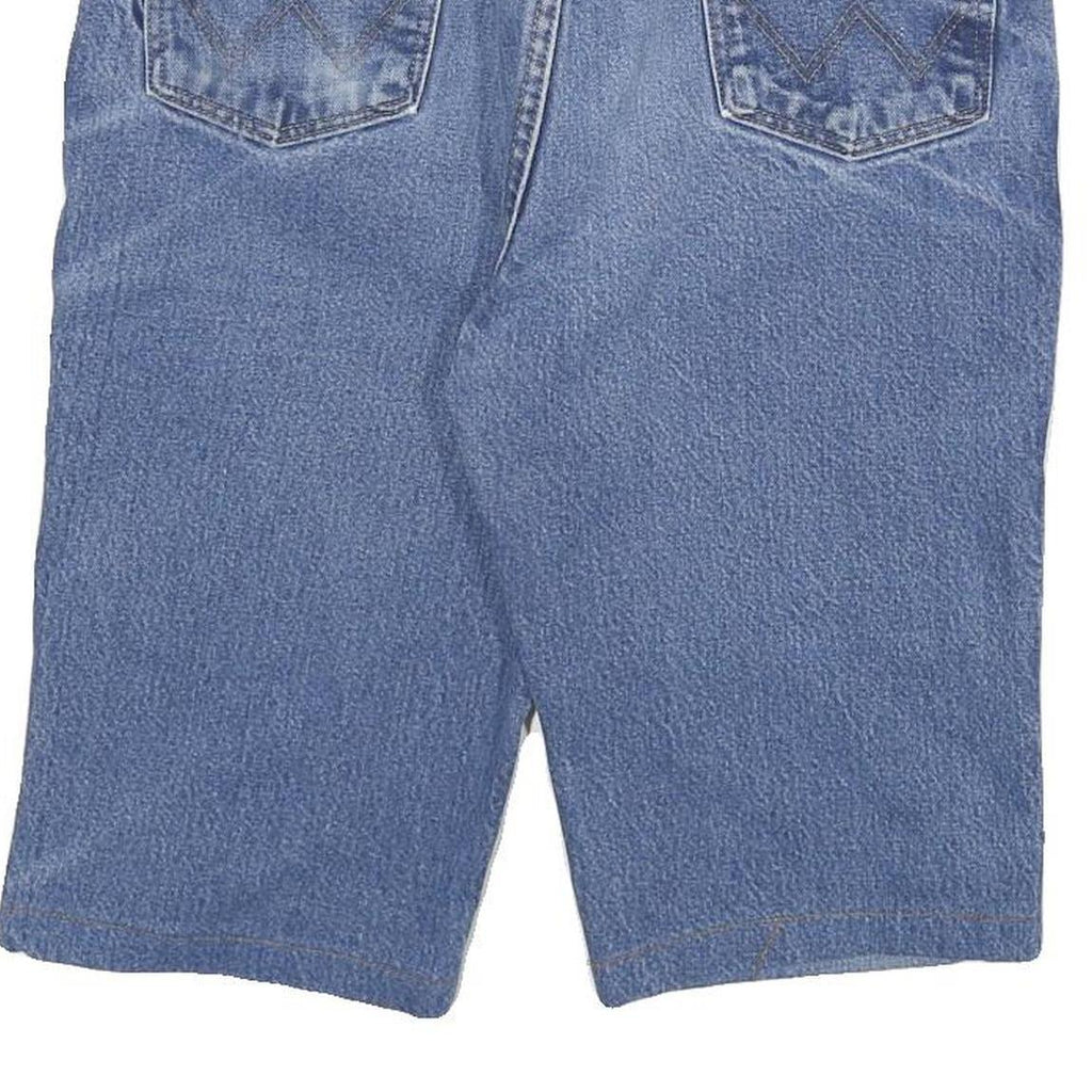 WRANGLER Mens Shorts Blue Denim Casual L W32 Relaxed Fit Cotton Blend