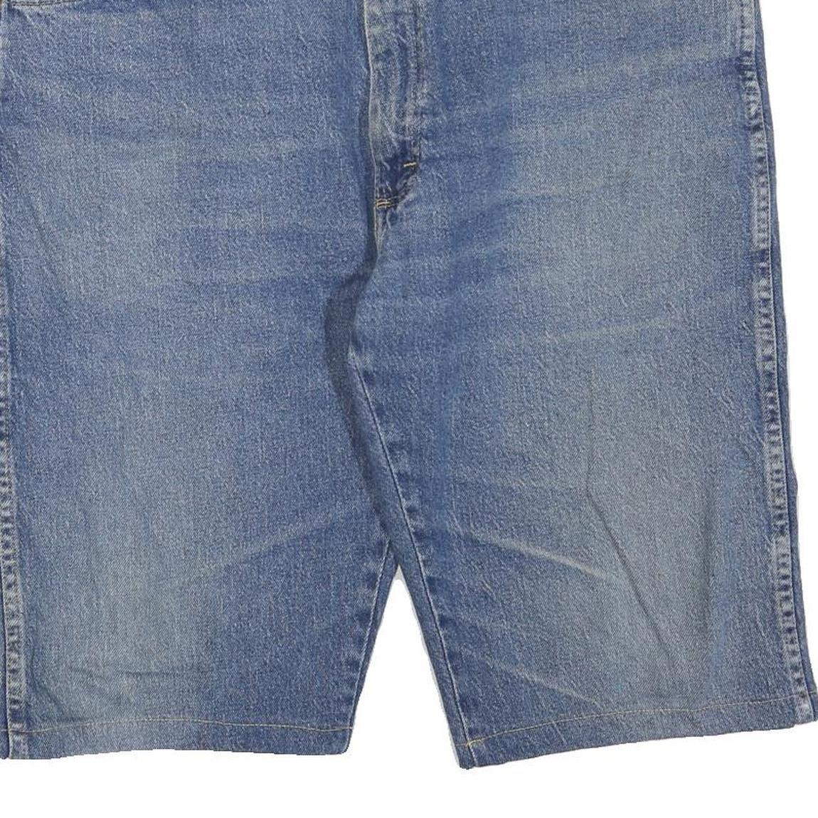 WRANGLER Mens Denim Blue Casual Shorts XL W38 Classic Cotton Blend