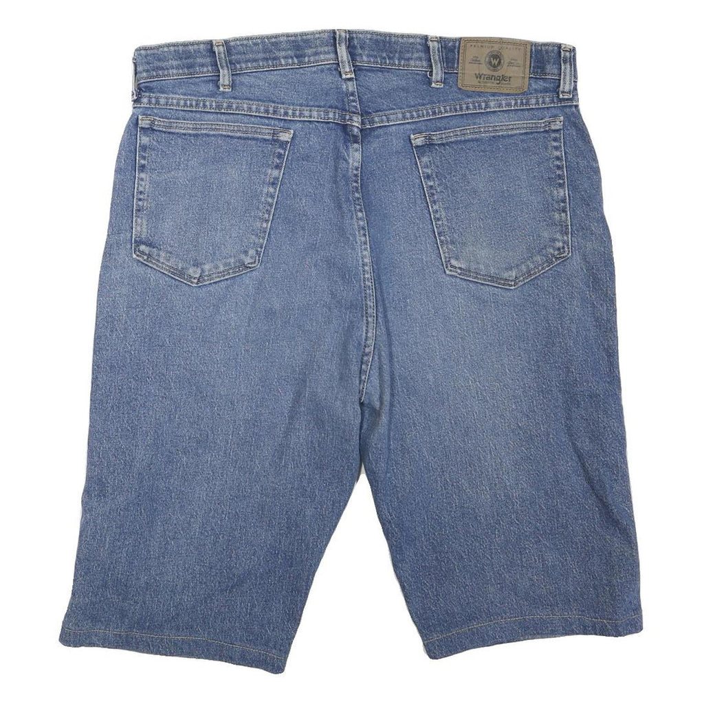WRANGLER Mens Denim Blue Casual Shorts XL W38 Classic Cotton Blend
