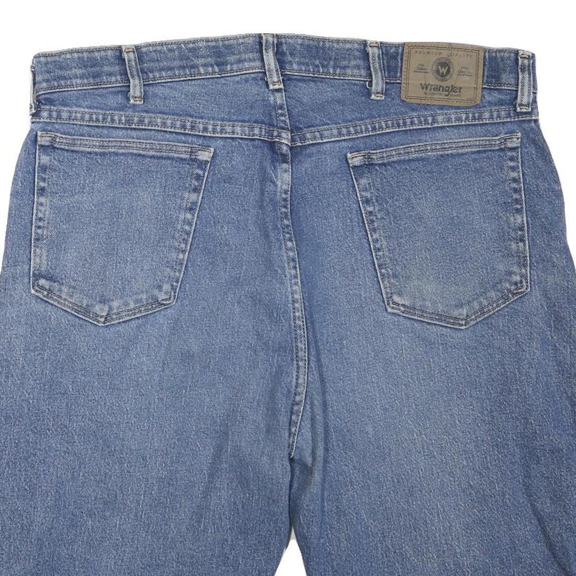 WRANGLER Mens Denim Blue Casual Shorts XL W38 Classic Cotton Blend