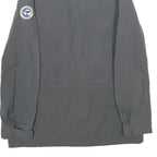 NAPAPIJRI Mens Grey L Jacket Zip Cotton Plain Utility Casual Outdoor