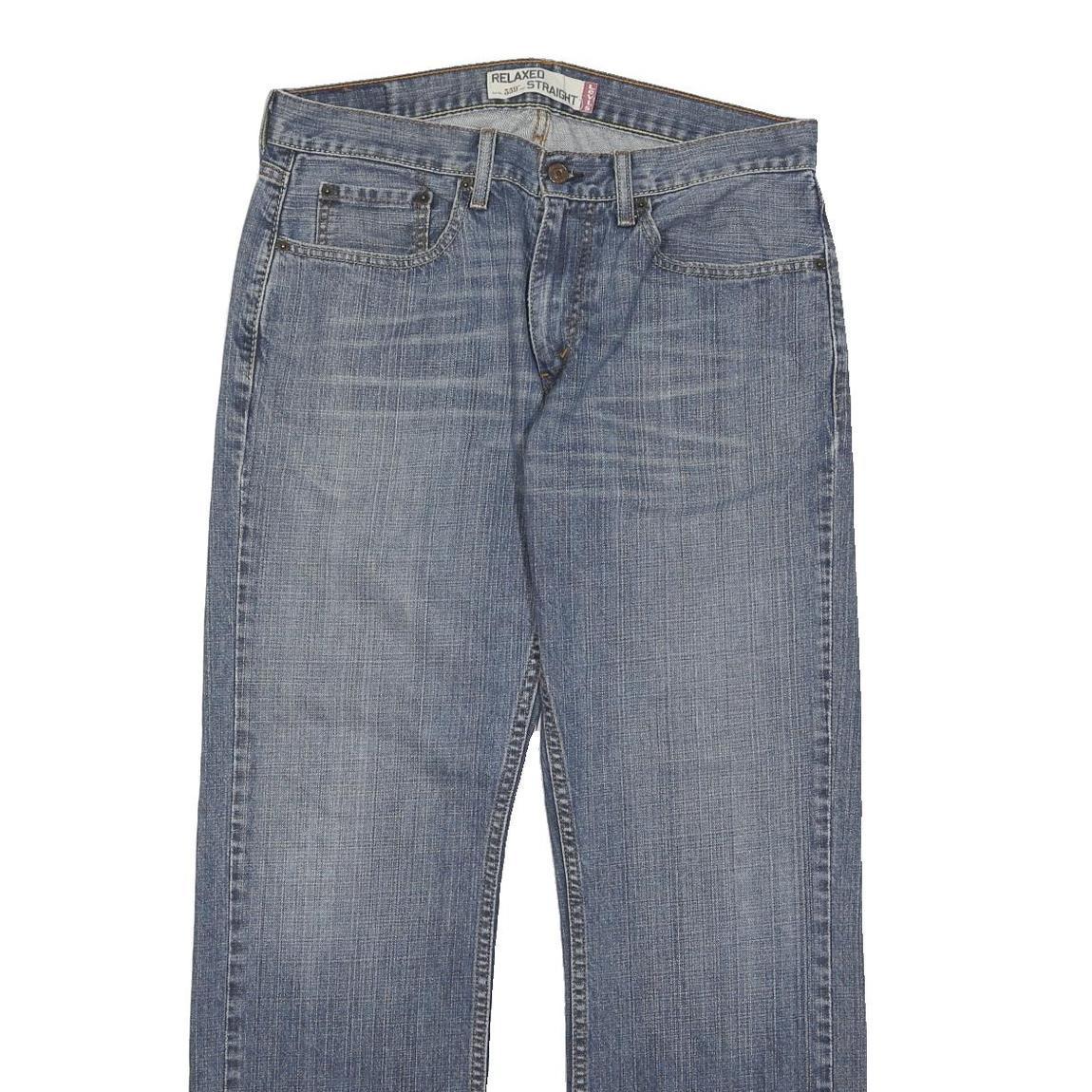 LEVI'S 559 Straight Mens Jeans Blue Relaxed Straight Denim Medium W34 L31