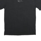 KARL KANI Mens Black M Cotton Graphic T-Shirt Short Sleeve Crew Neck Urban Style