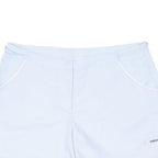 ADIDAS Womens Shorts White Casual Plain UK 18 W34 Comfortable Sportswear