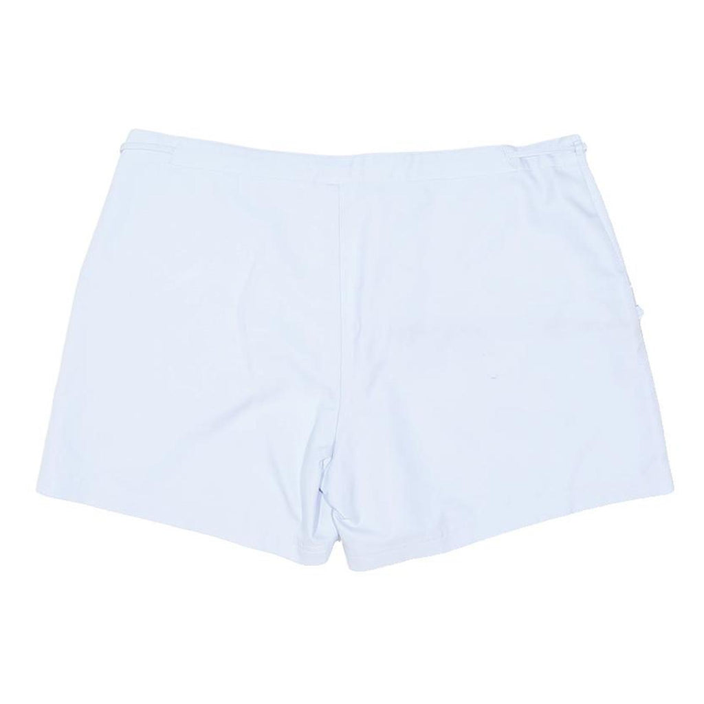ADIDAS Womens Shorts White Casual Plain UK 18 W34 Comfortable Sportswear