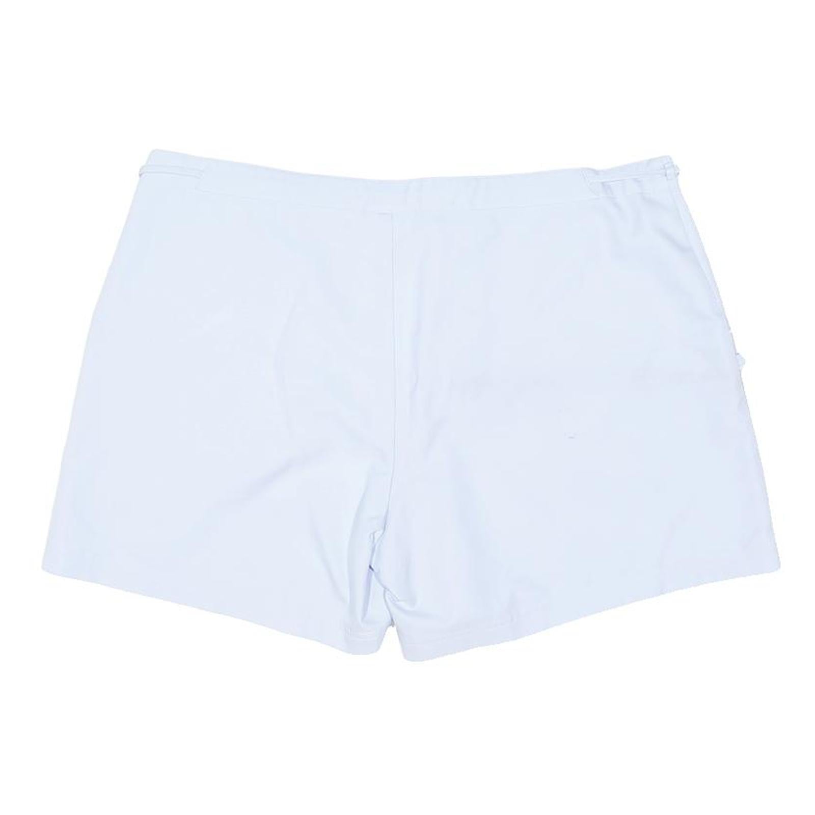 ADIDAS Womens Shorts White Casual Plain UK 18 W34 Comfortable Sportswear