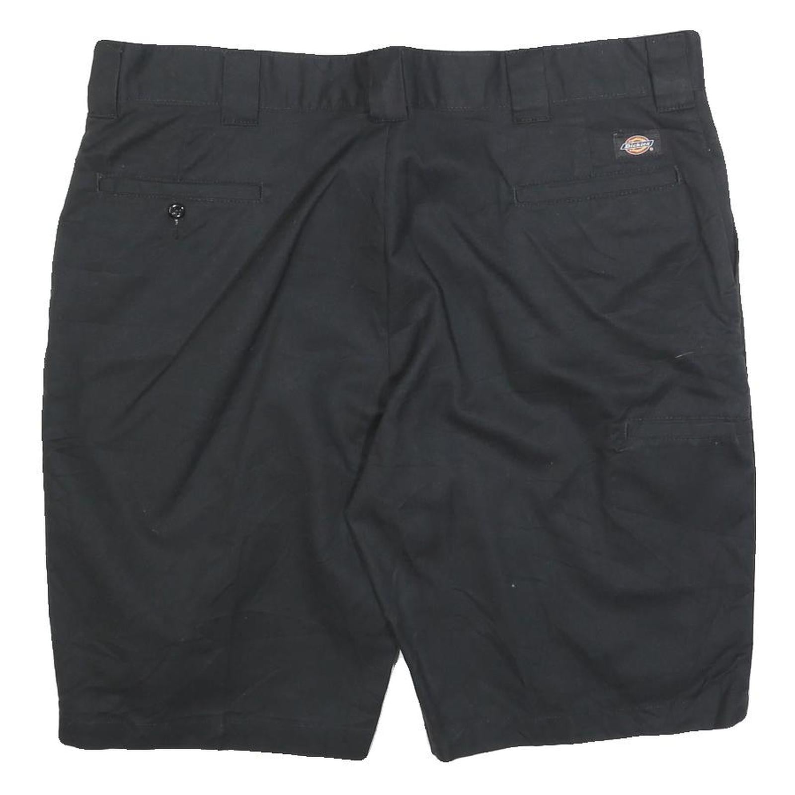 DICKIES Mens Black Casual Shorts XL W40 Cotton Blend Workwear Comfort Fit
