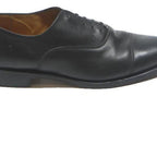 CHAPMAN & MOORE Mens Black Leather Oxford Shoes UK 9 Formal Classic Dress