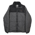 ELLESSE Mens Black & Grey Puffer Jacket M Polyester Blend Zip Casual Winter
