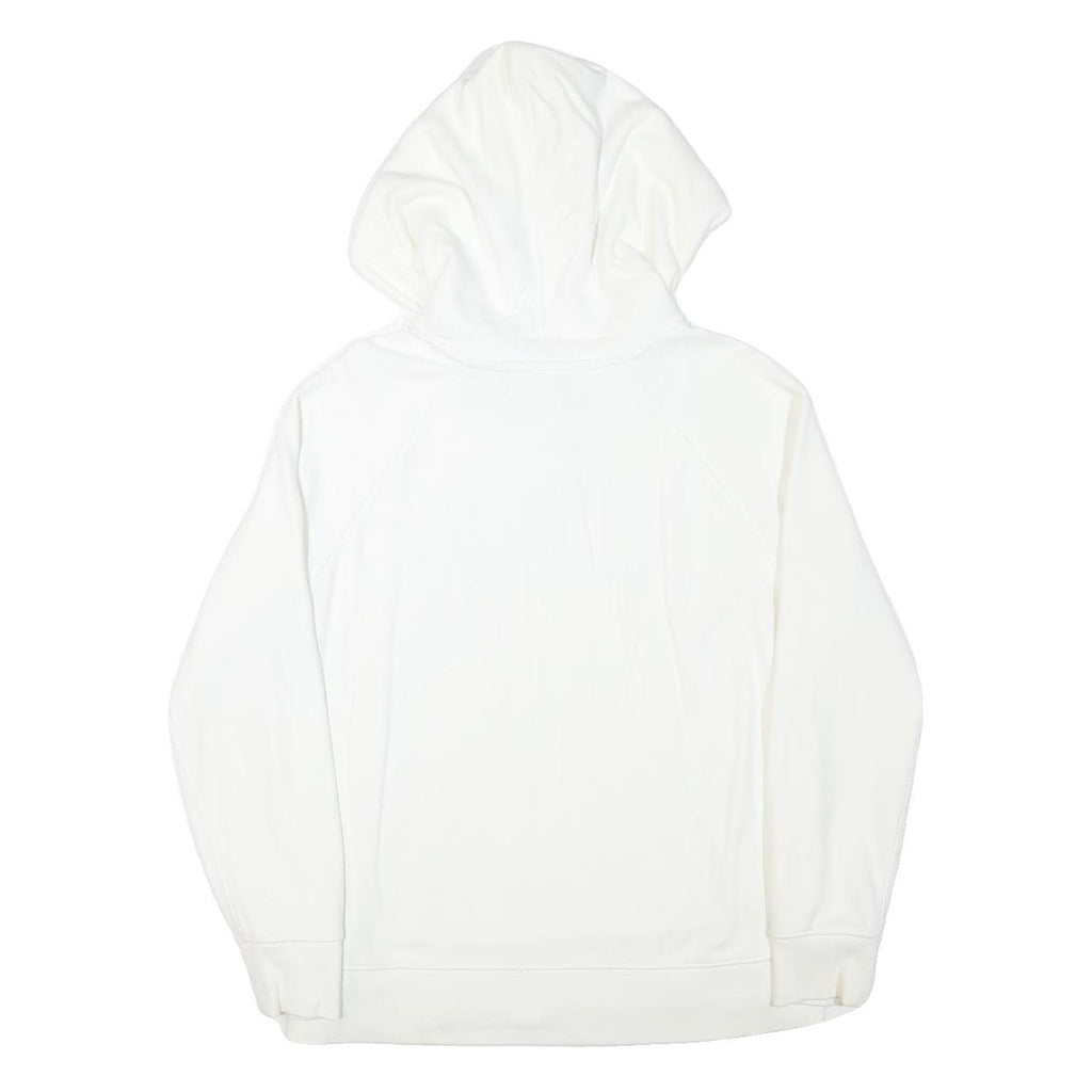 LEVI'S Mens White Pullover Hoodie S Cotton Blend Logo Sweatshirt