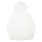 LEVI'S Mens White Pullover Hoodie S Cotton Blend Logo Sweatshirt