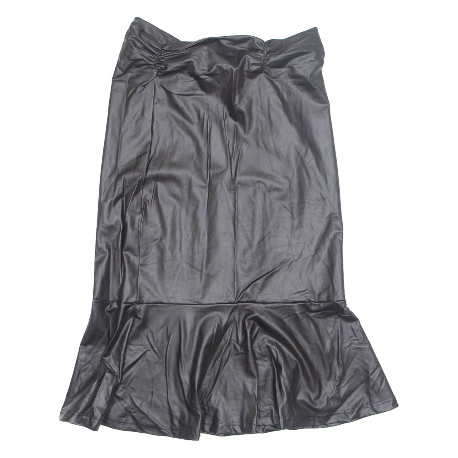 BODYFLIRT Womens Trumpet Skirt Black Knee Length M