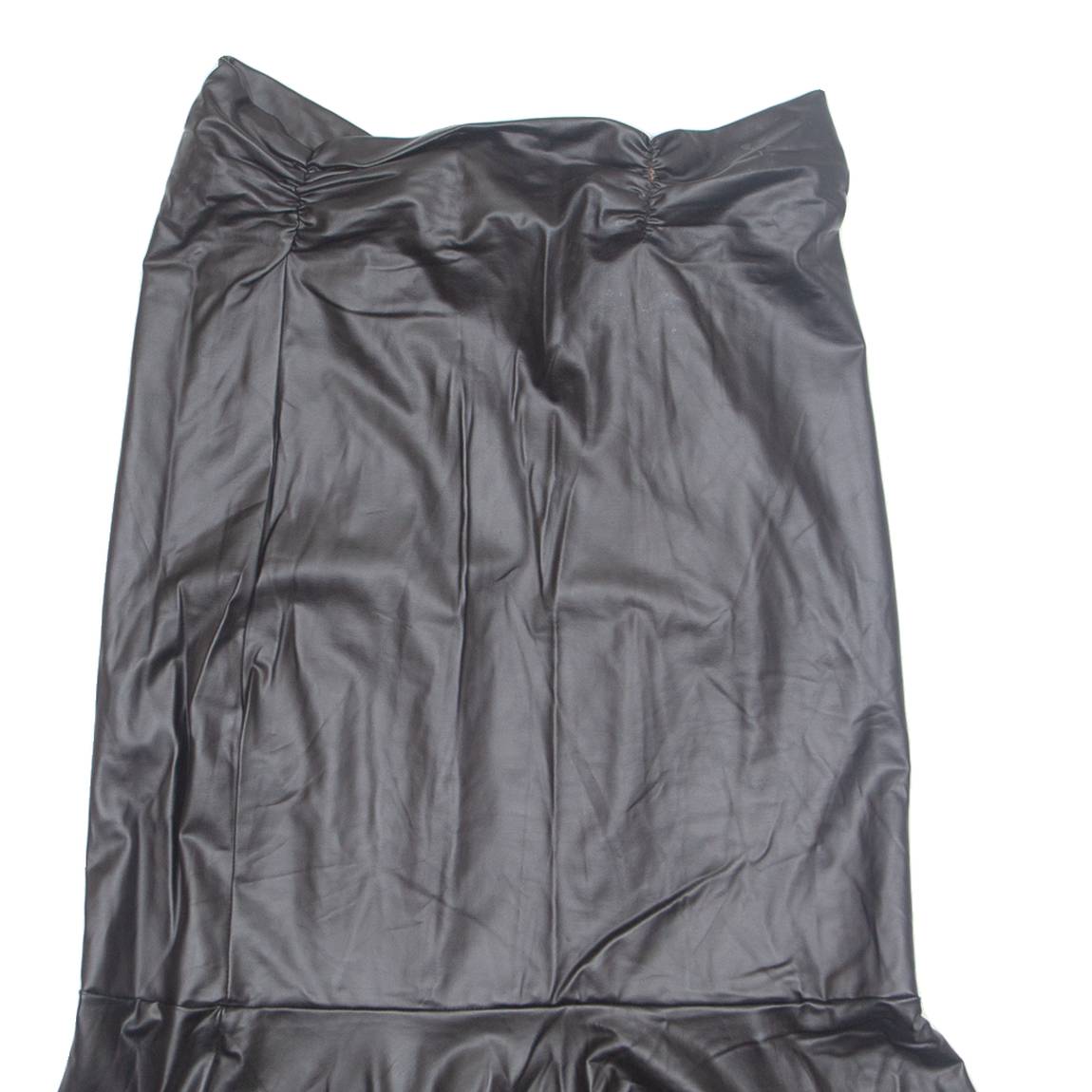 BODYFLIRT Womens Trumpet Skirt Black Knee Length M