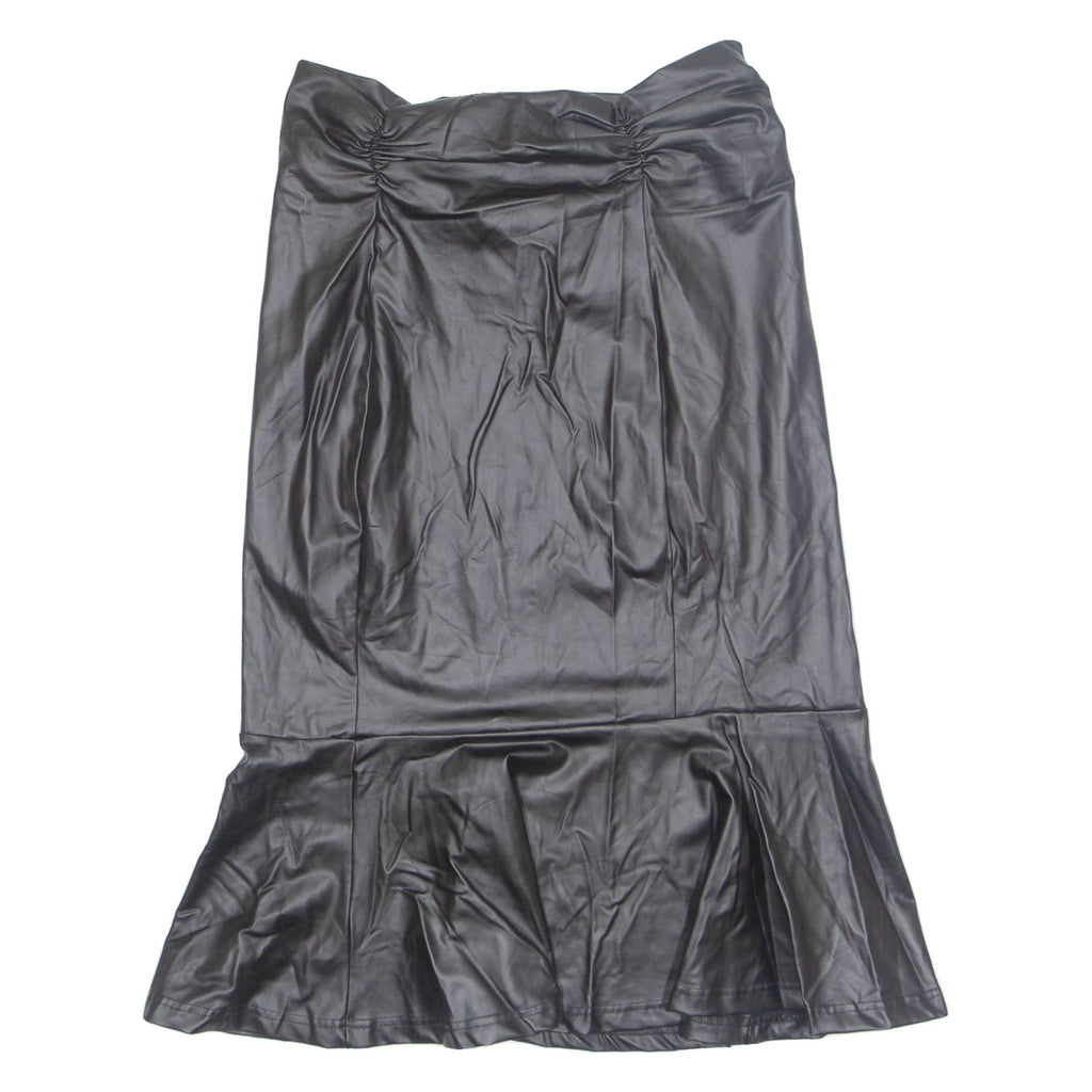 BODYFLIRT Womens Trumpet Skirt Black Knee Length M