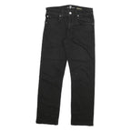 7 FOR ALL MANKIND Womens Slim Black Slimmy Denim Good W28 L28 Zip Cotton Blend