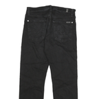 7 FOR ALL MANKIND Womens Slim Black Slimmy Denim Good W28 L28 Zip Cotton Blend