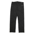 7 FOR ALL MANKIND Womens Slim Black Slimmy Denim Good W28 L28 Zip Cotton Blend