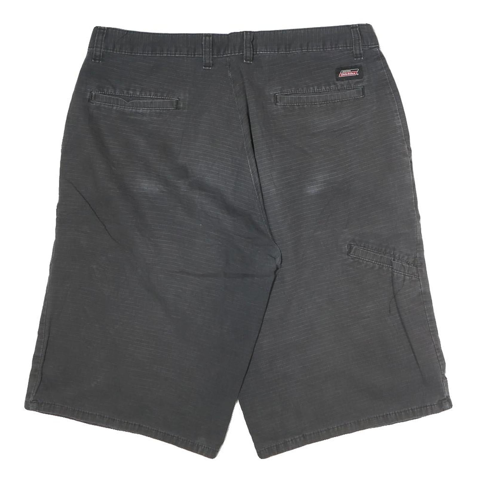 DICKIES Mens Shorts Black Casual L W36 Workwear Polyester Blend