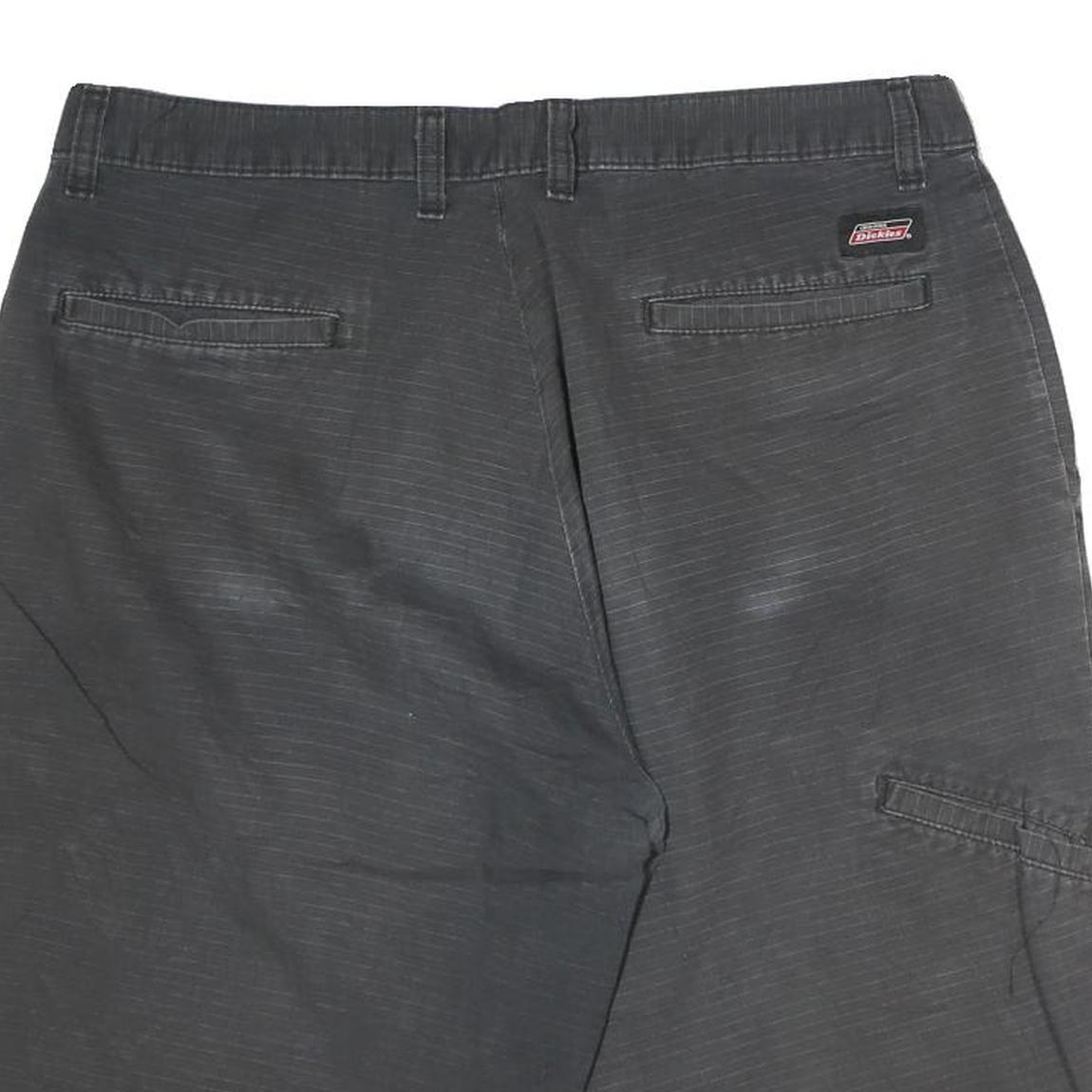 DICKIES Mens Shorts Black Casual L W36 Workwear Polyester Blend