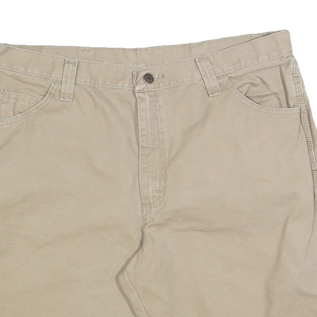 WRANGLER Mens Shorts Beige Casual L W36 Cotton Blend Practical Pockets